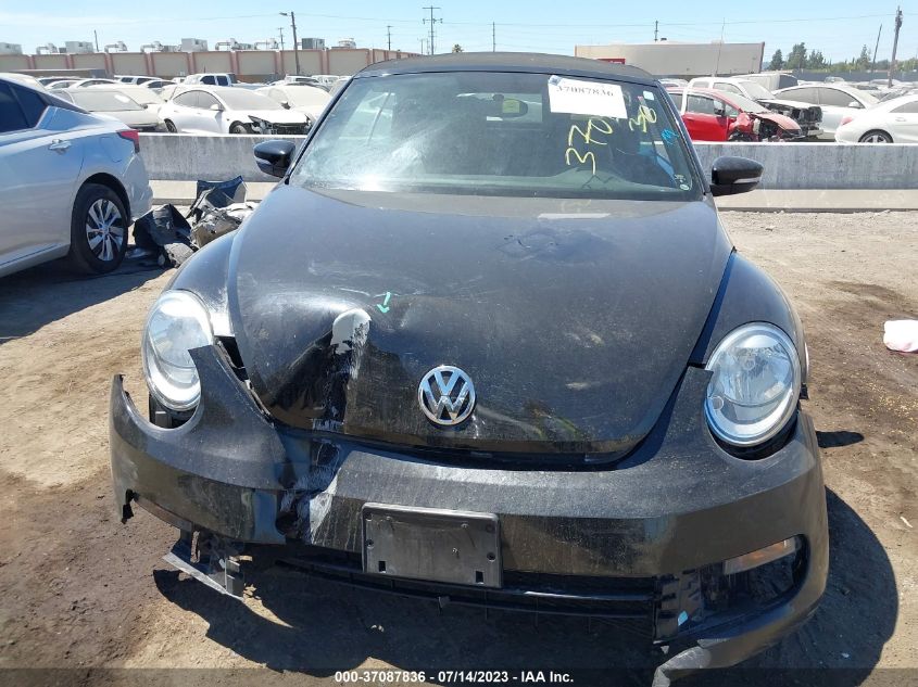 2013 VOLKSWAGEN BEETLE CONVERTIBLE 2.5L W/SOUND/NAV 3VW5P7AT7DM826637