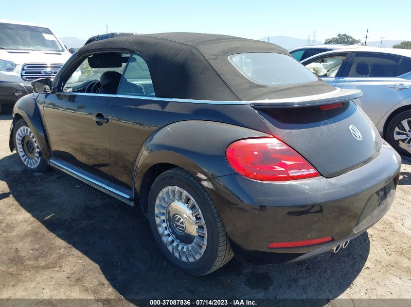 2013 VOLKSWAGEN BEETLE CONVERTIBLE 2.5L W/SOUND/NAV 3VW5P7AT7DM826637