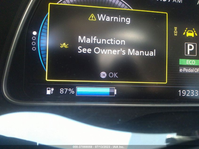 2021 NISSAN LEAF S PLUS - 1N4BZ1BV8MC550635