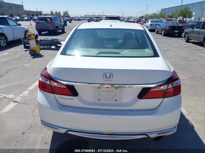 2016 HONDA ACCORD SEDAN EX-L - 1HGCR2F89GA192536