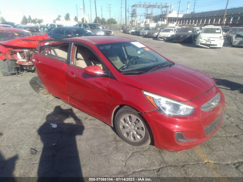 2016 HYUNDAI ACCENT SE - KMHCT4AE1GU054895
