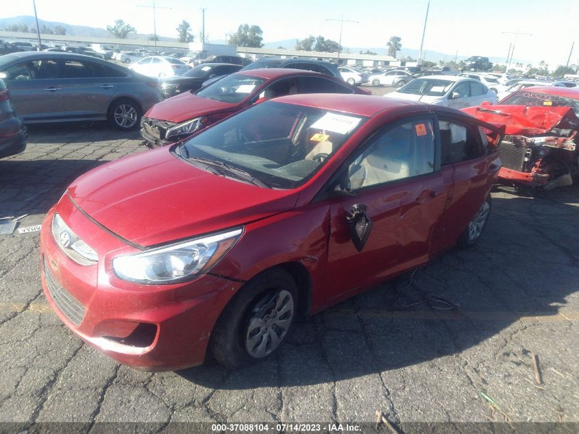 2016 HYUNDAI ACCENT SE - KMHCT4AE1GU054895