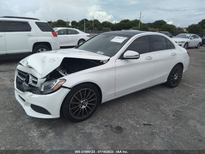 WDDWF4JB1GR152784 2016 MERCEDES-BENZ C-CLASS, photo no. 2