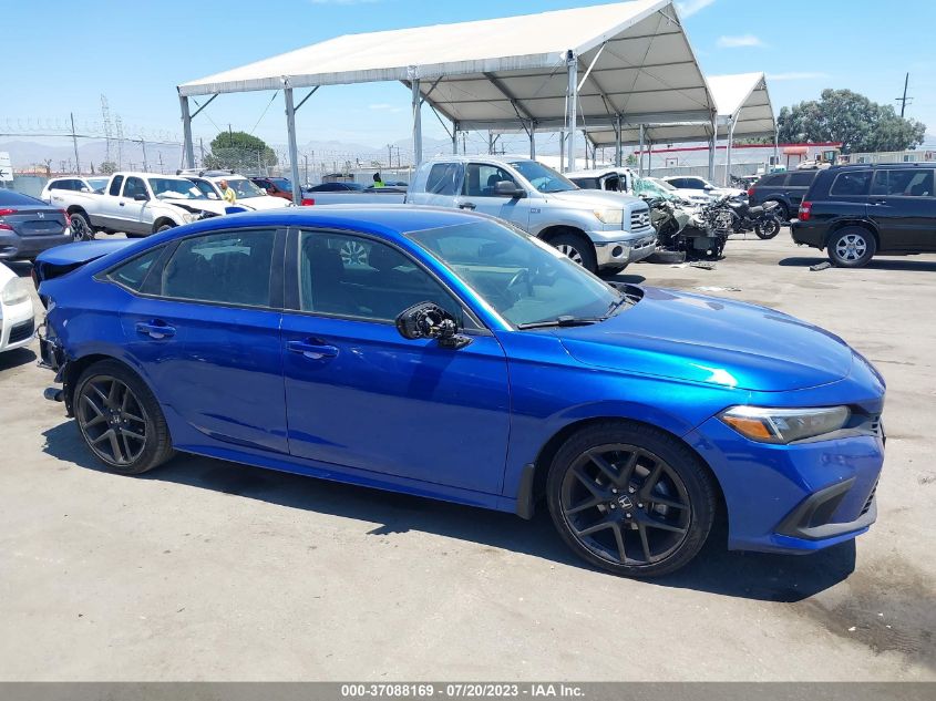 2022 HONDA CIVIC SEDAN SPORT - 2HGFE2F55NH543391