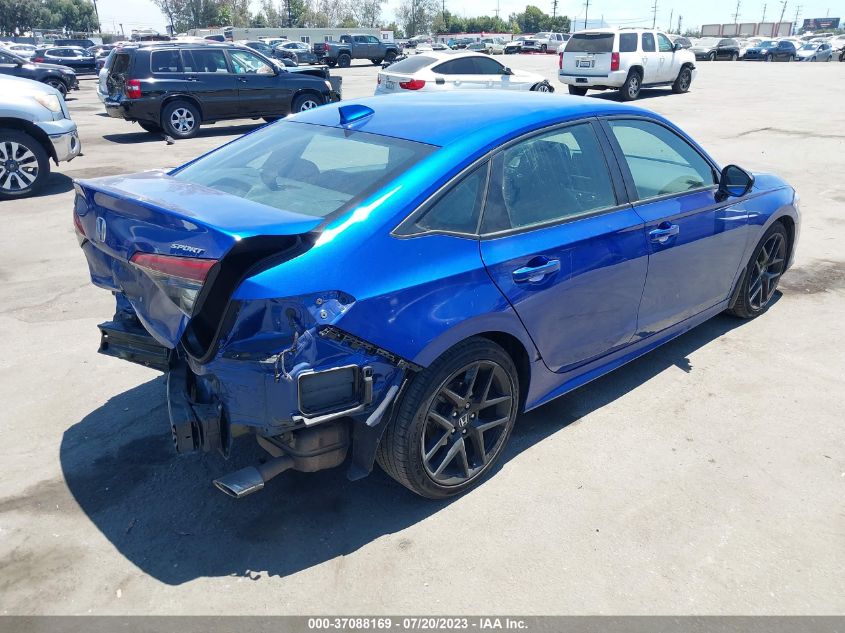 2022 HONDA CIVIC SEDAN SPORT - 2HGFE2F55NH543391