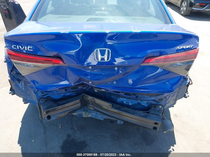 2022 HONDA CIVIC SEDAN SPORT - 2HGFE2F55NH543391