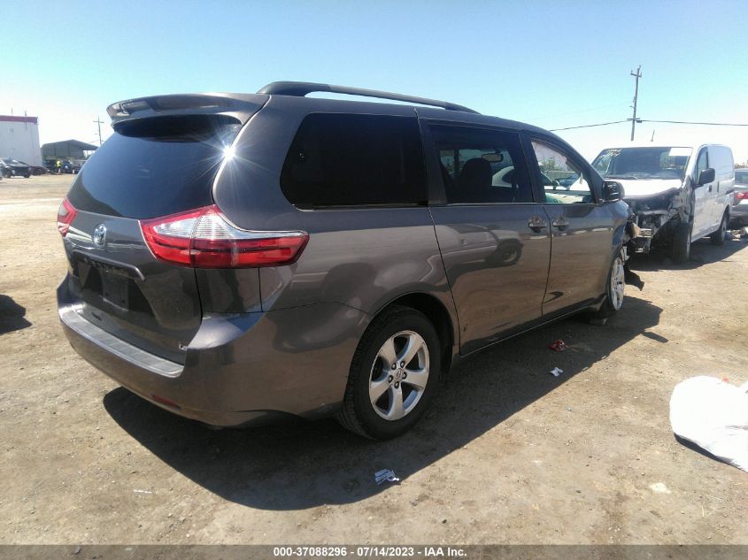 2017 TOYOTA SIENNA LE - 5TDKZ3DC0HS842138