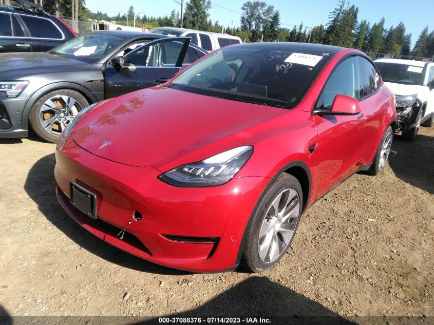 2021 TESLA MODEL Y LONG RANGE - 5YJYGAEEXMF200139