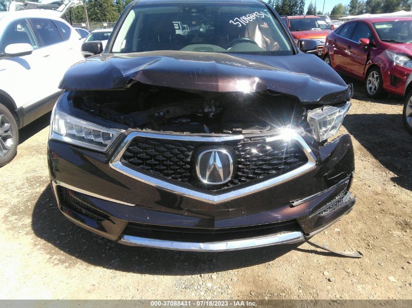 2017 ACURA MDX W/TECHNOLOGY PKG - 5FRYD4H52HB025833