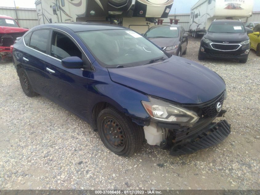 2016 NISSAN SENTRA S - 3N1AB7AP9GY239603