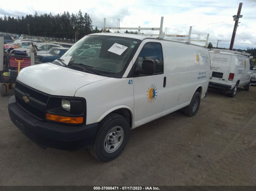 2014 CHEVROLET EXPRESS CARGO VAN - 1GCWGFCA4E1168416