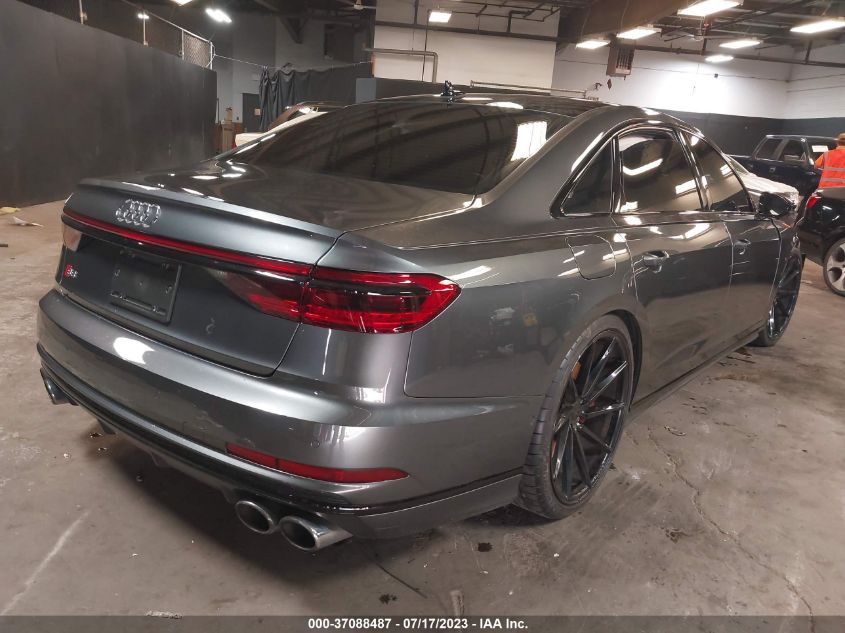 2020 AUDI S8 TFSI QUATTRO TIPTRONIC WAU8SBF80LN009095