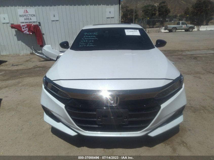 2021 HONDA ACCORD SEDAN SPORT - 1HGCV2F30MA010010