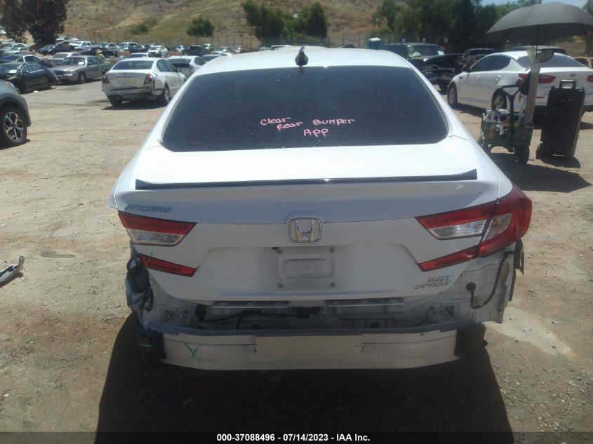 2021 HONDA ACCORD SEDAN SPORT - 1HGCV2F30MA010010