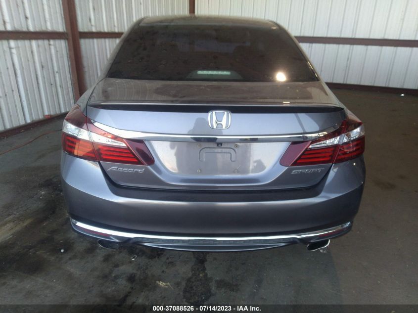 2016 HONDA ACCORD SEDAN SPORT - 1HGCR2F54GA113425
