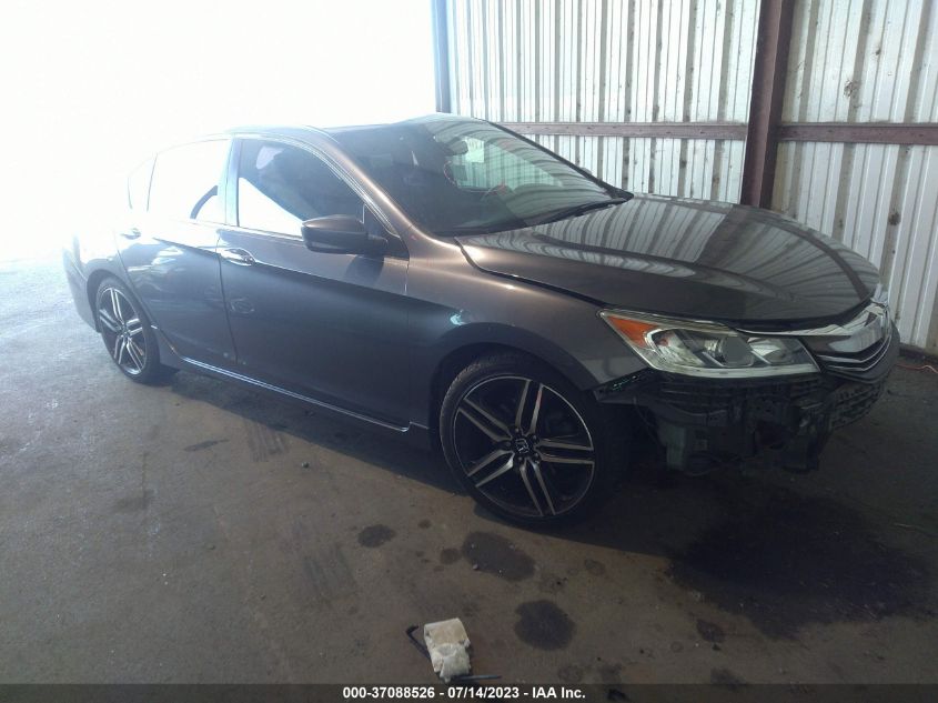 2016 HONDA ACCORD SEDAN SPORT - 1HGCR2F54GA113425