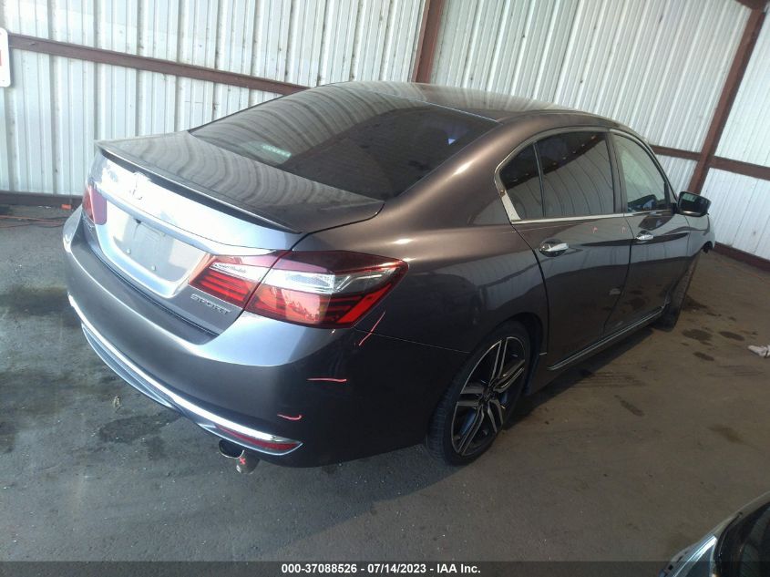 2016 HONDA ACCORD SEDAN SPORT - 1HGCR2F54GA113425