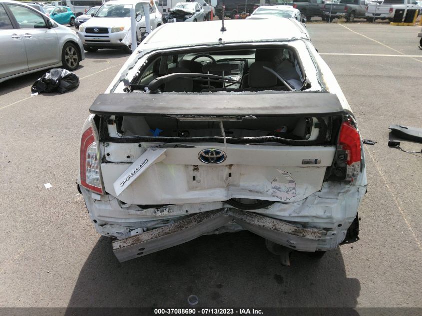 2013 TOYOTA PRIUS ONE/TWO/THREE/FOUR/FIVE - JTDKN3DU4D5616933