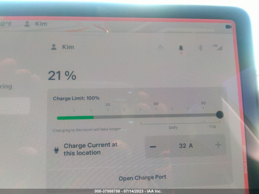 2021 TESLA MODEL Y STANDARD RANGE - 5YJYGDED5MF112883