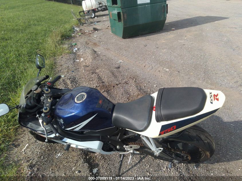 2004 SUZUKI GSX-R750 K - JS1GR7JA142105428