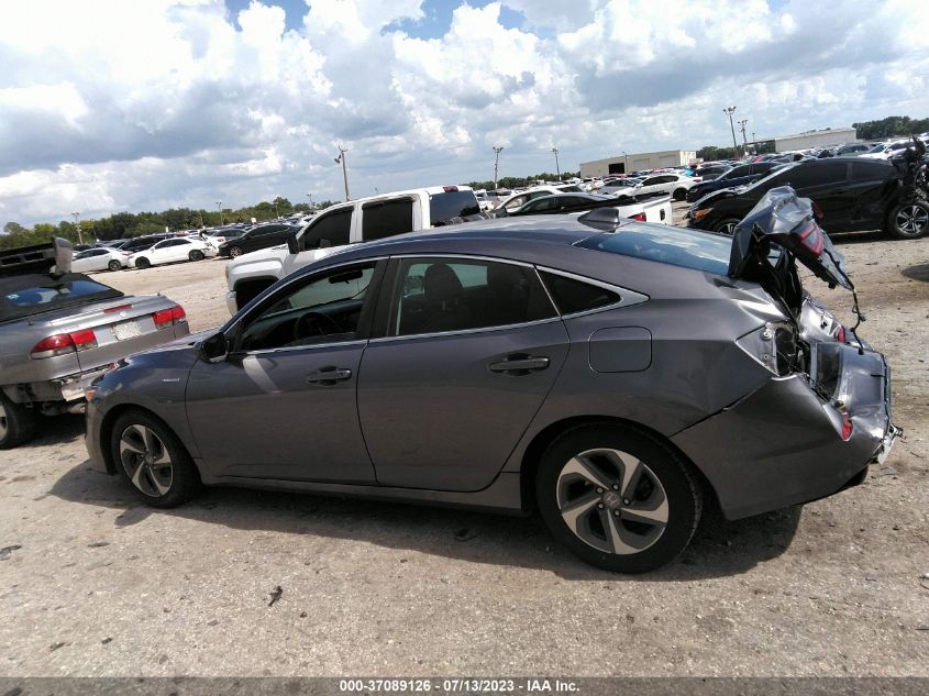 2019 HONDA INSIGHT EX - 19XZE4F52KE000711