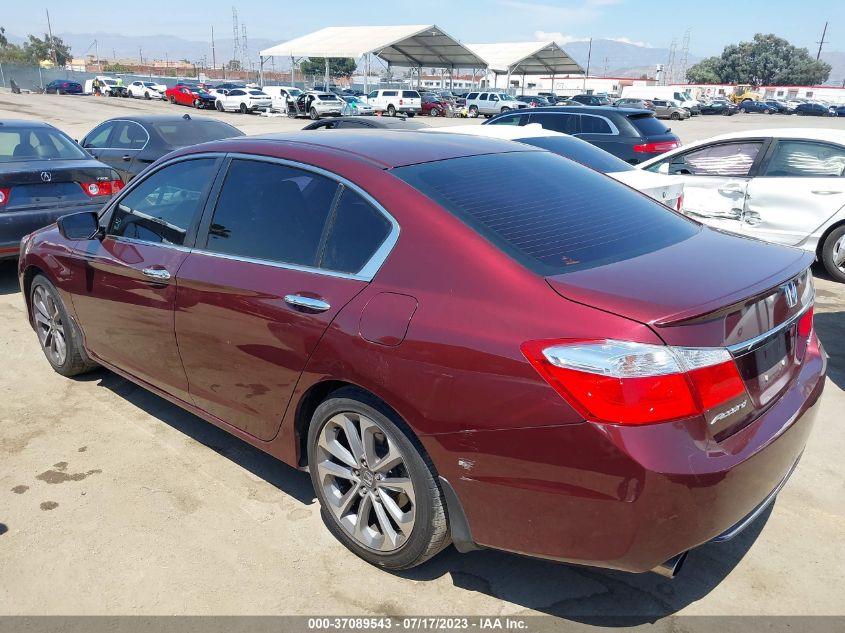 2014 HONDA ACCORD SEDAN SPORT - 1HGCR2F59EA295121