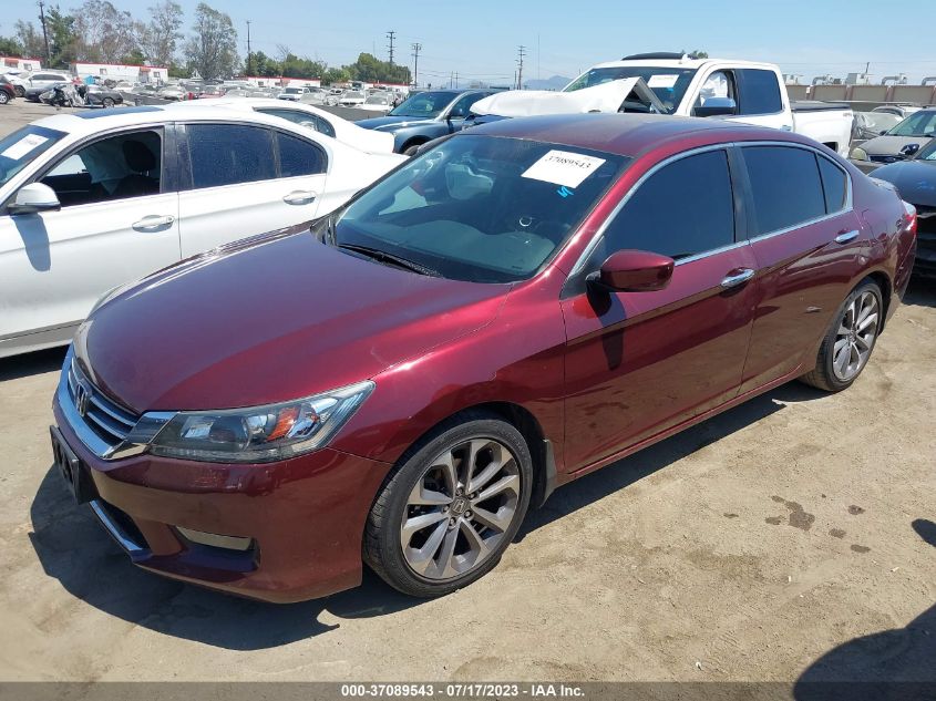2014 HONDA ACCORD SEDAN SPORT - 1HGCR2F59EA295121