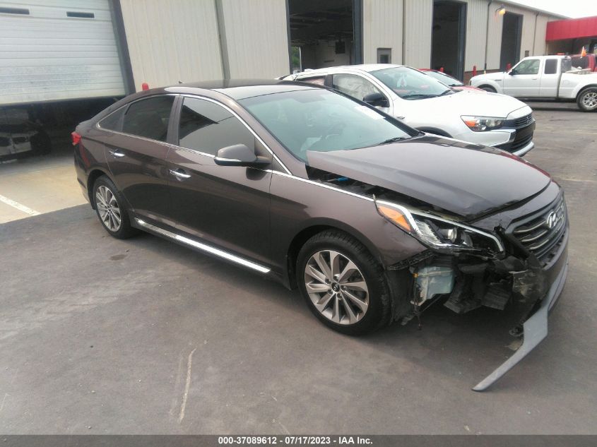 2015 HYUNDAI SONATA 2.4L SPORT - 5NPE34AF7FH206614