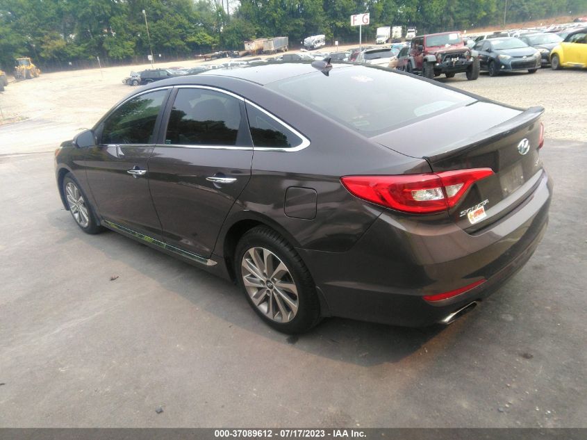 2015 HYUNDAI SONATA 2.4L SPORT - 5NPE34AF7FH206614