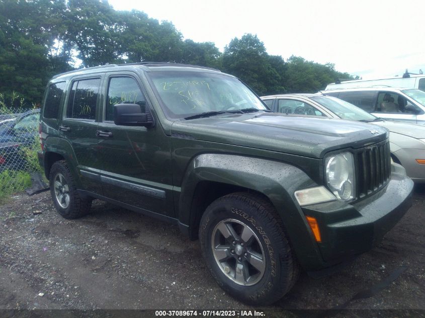 Lot #2525408493 2008 JEEP LIBERTY SPORT salvage car