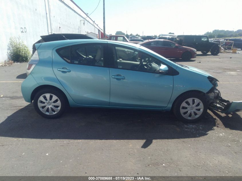 2013 TOYOTA PRIUS C ONE/TWO/THREE/FOUR - JTDKDTB34D1036019