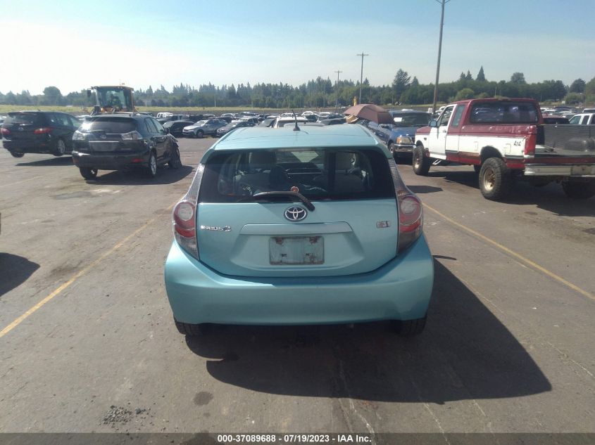 2013 TOYOTA PRIUS C ONE/TWO/THREE/FOUR - JTDKDTB34D1036019