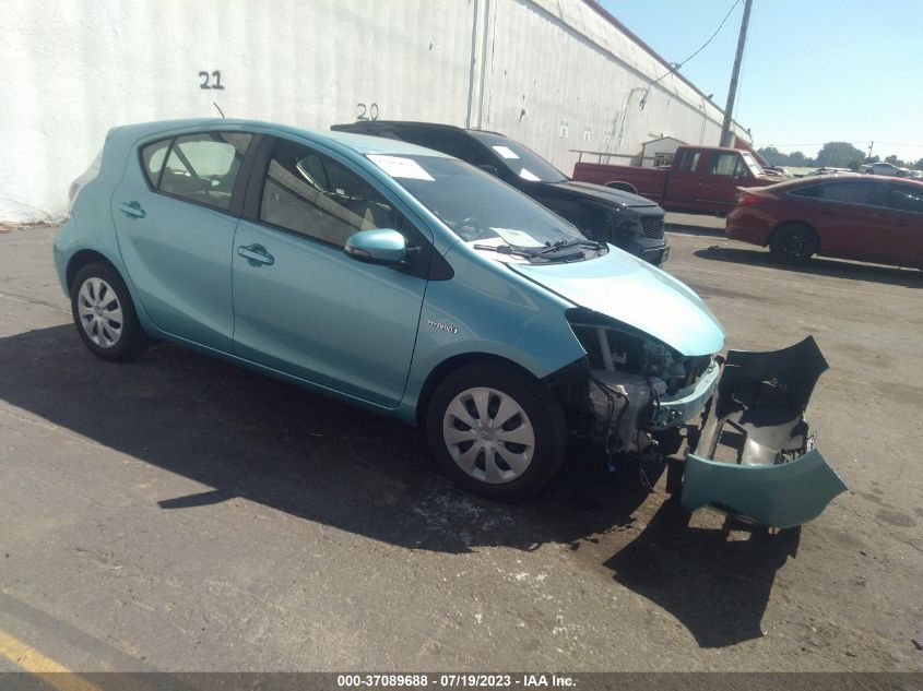 2013 TOYOTA PRIUS C ONE/TWO/THREE/FOUR - JTDKDTB34D1036019