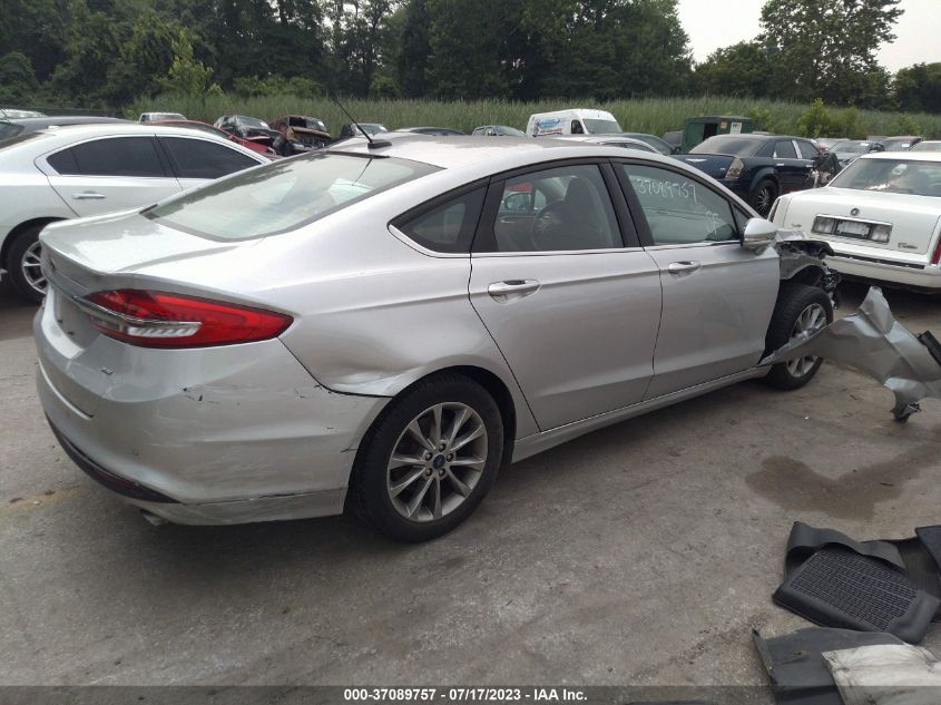 2017 FORD FUSION SE - 3FA6P0H76HR370720