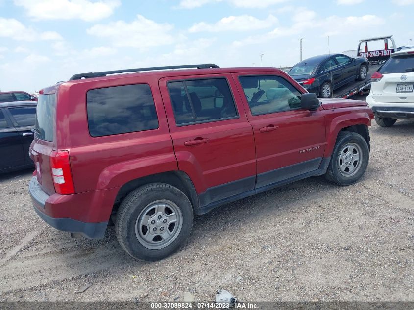 2015 JEEP PATRIOT SPORT 1C4NJPBB6FD314327