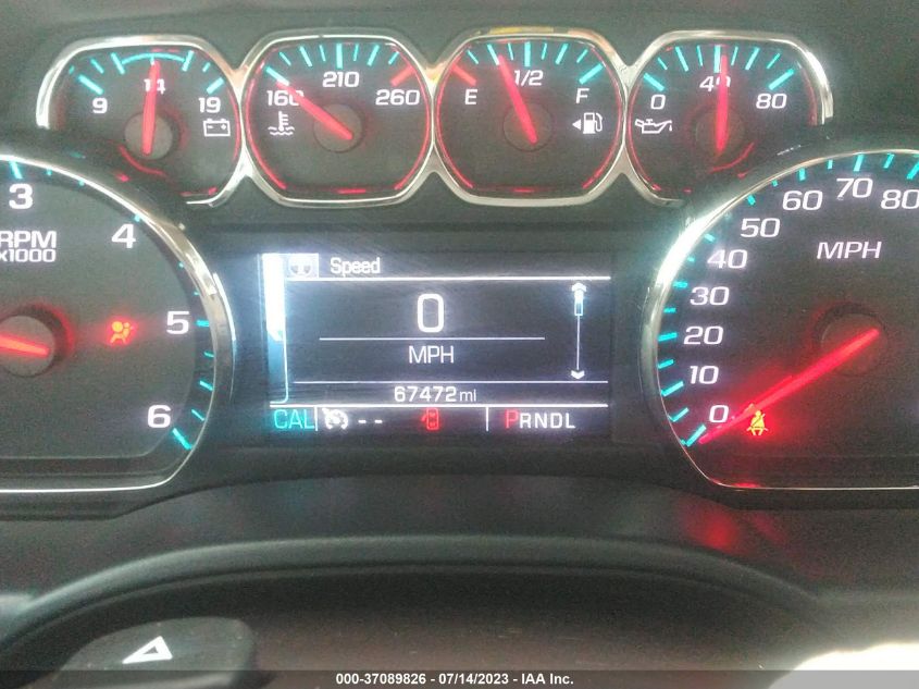 2017 CHEVROLET SILVERADO 1500 LT - 3GCUKREC5HG316665