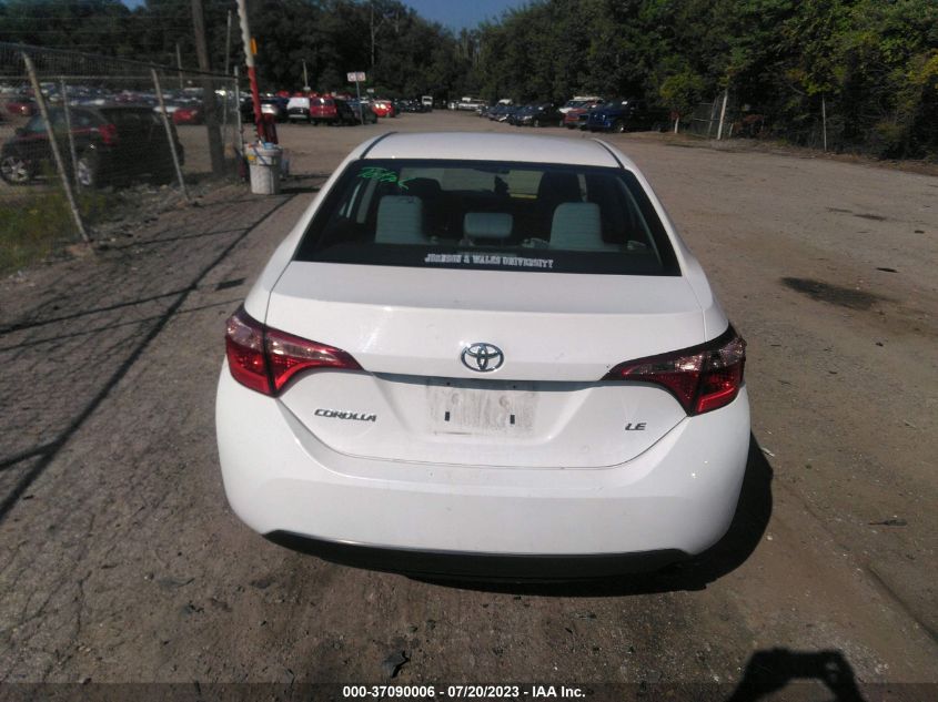 2017 TOYOTA COROLLA L/LE/XLE/SE - 2T1BURHE2HC874868