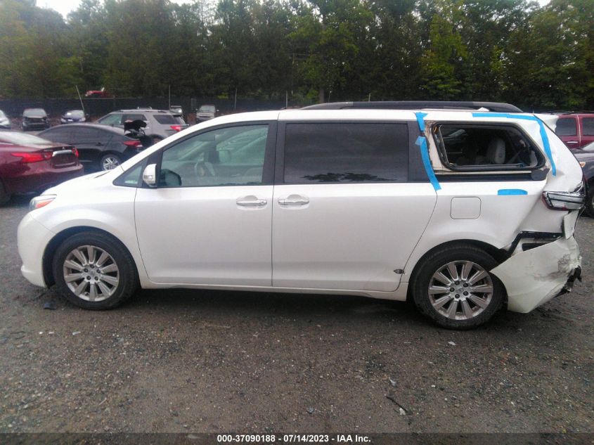 2015 TOYOTA SIENNA XLE/LIMITED - 5TDDK3DCXFS111601