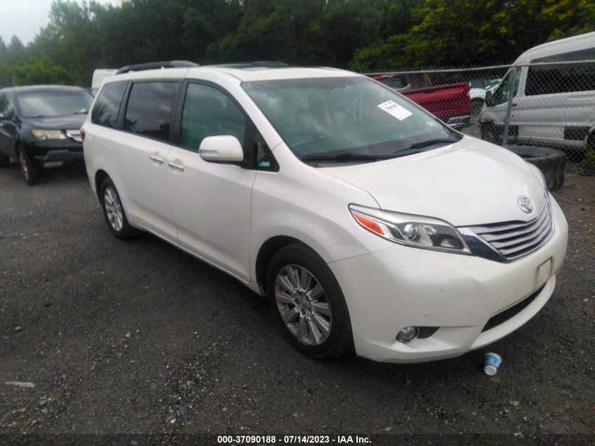 2015 TOYOTA SIENNA XLE/LIMITED - 5TDDK3DCXFS111601