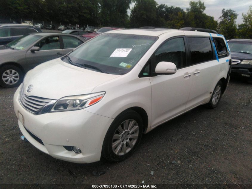 2015 TOYOTA SIENNA XLE/LIMITED - 5TDDK3DCXFS111601