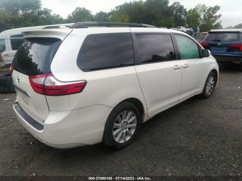 2015 TOYOTA SIENNA XLE/LIMITED - 5TDDK3DCXFS111601