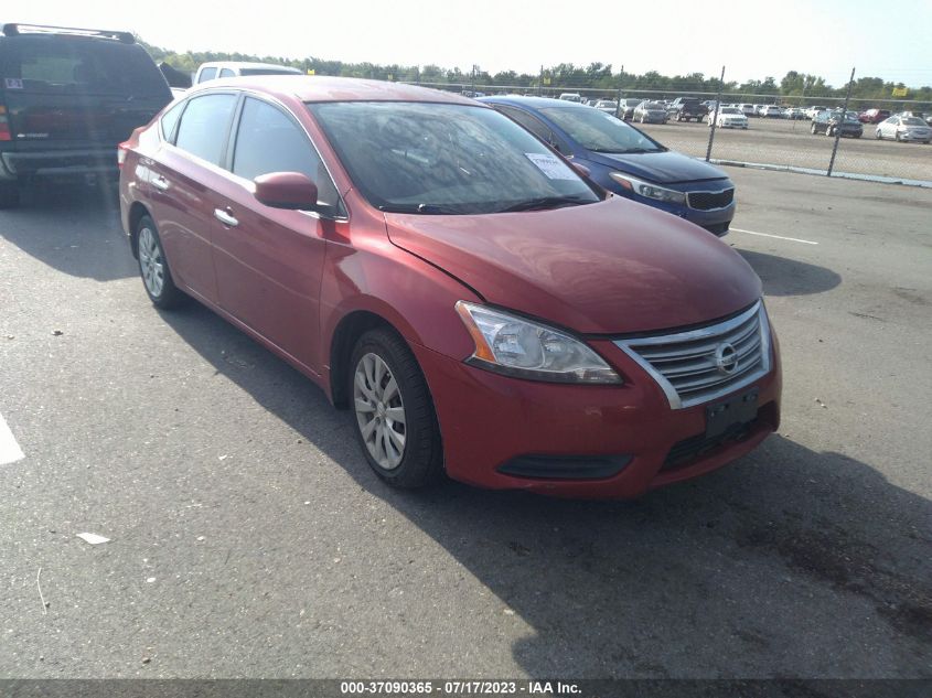 2014 NISSAN SENTRA S - 3N1AB7AP7EY279787