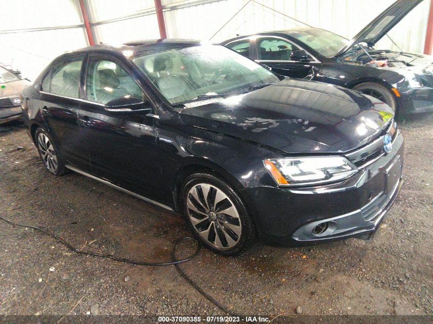 2013 VOLKSWAGEN JETTA SEDAN HYBRID SEL PREMIUM - 3VW637AJ5DM219232