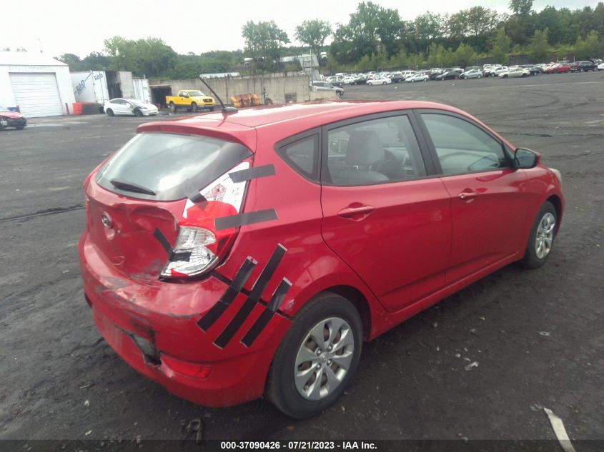 2015 HYUNDAI ACCENT GS - KMHCT5AE2FU207515