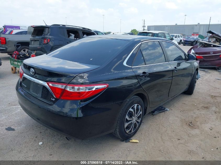 2016 TOYOTA CAMRY XLE/SE/LE/XSE - 4T4BF1FKXGR528526