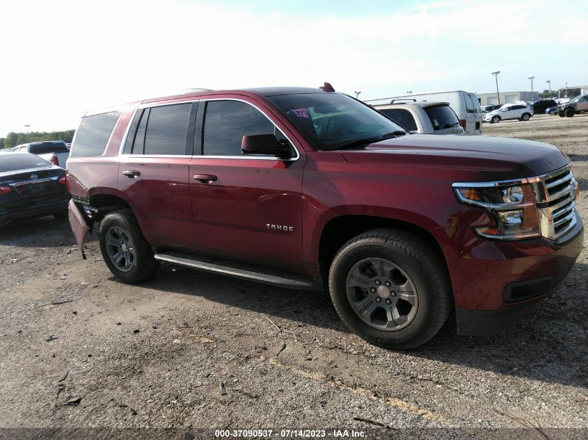 2019 CHEVROLET TAHOE C1500  LS - 1GNSCAKC1KR261396