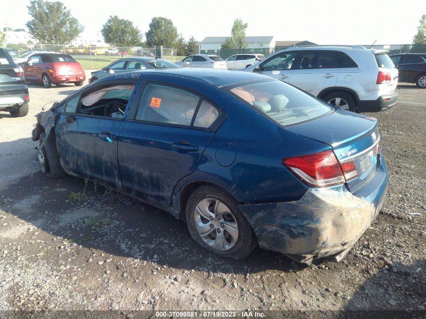 2014 HONDA CIVIC SEDAN LX - 2HGFB2E57EH523475