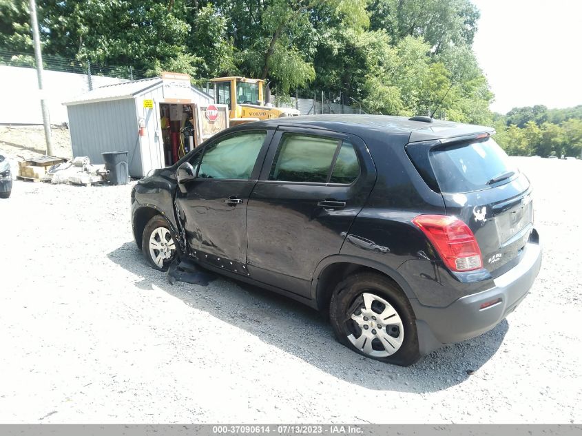 2015 CHEVROLET TRAX LS - KL7CJKSB9FB070823
