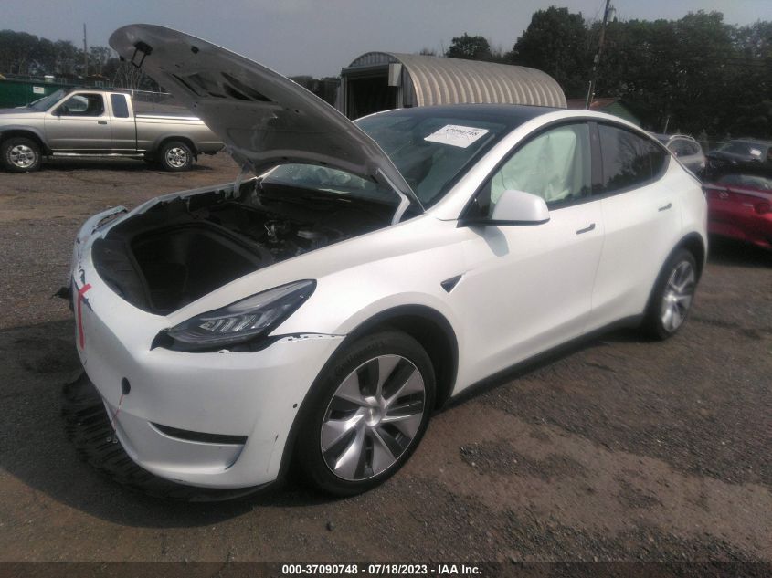 2022 TESLA MODEL Y LONG RANGE - 7SAYGDEE2NF339851