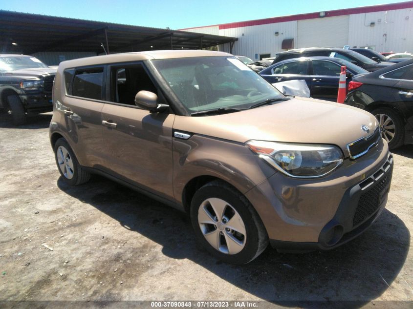 2016 KIA SOUL BASE - KNDJN2A24G7256371